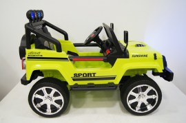 Детский электромобиль Jeep 4*4 зеленый